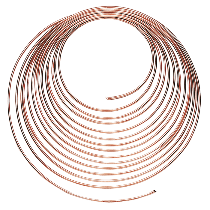 3/16"OD X 0.131" ID 10M Copper Tube ICT-316 - FluidAirFittings