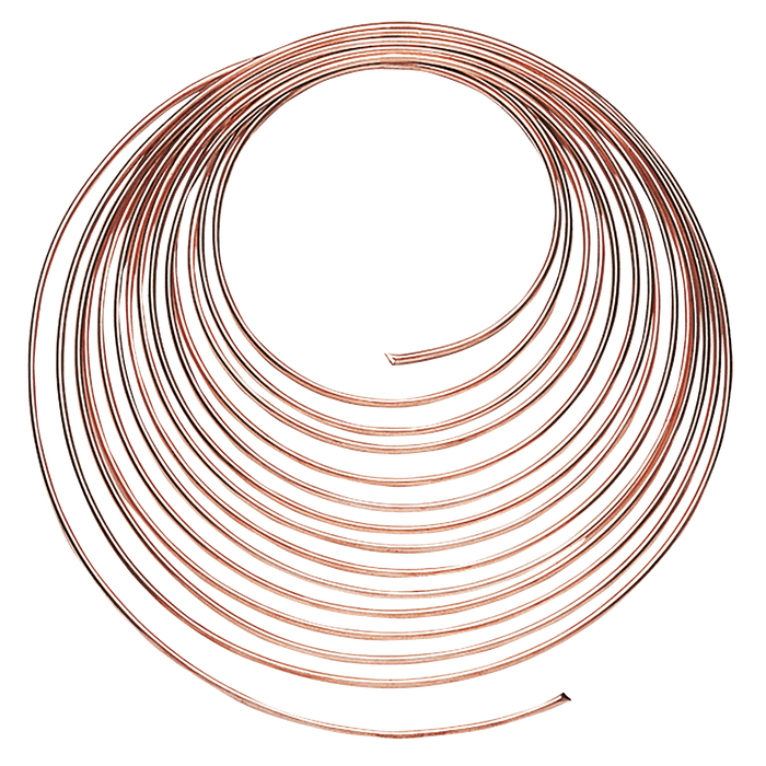 3/16"OD X 0.131" ID 10M Copper Tube ICT-316 - FluidAirFittings