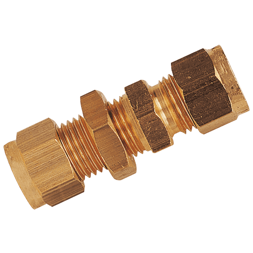 FT Pro - EB14/2 3/8" BSPP Male X 1/4" OD Equal Ended Bulkhead - FluidAirFittings