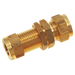 Wade 5/16" OD Equal Ended Bulkhead Coupling WADE-1045/L3 - FluidAirFittings