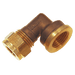 Wade 1/4" BSPP Female X 5/16" OD Female Stud Elbow WADE-1985 - FluidAirFittings