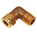 Wade 1/2" BSPT Male X 1/2" OD Male Stud Elbow WADE-8031 - FluidAirFittings