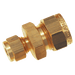 Wade 3/8" X 5/16" Reducing Coupling WADE-4048/5 - FluidAirFittings