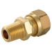 Wade 1/4" NPT Male X 6MM OD Male Stud Coupling WADE-MC106/165 - FluidAirFittings