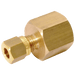 Wade 1/4" BSPP Female X 4MM OD Female Pressure Gauge Connector WADE-MGA104/162 - FluidAirFittings