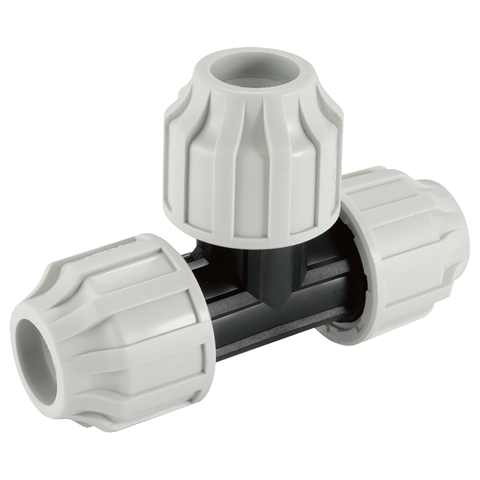 FT Pro 16MM OD 90° Equal Tee PE-709.016 - FluidAirFittings