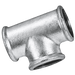 FT Pro - MI130-14 1/4"BSP F90 Equal Tee Galvanised - FluidAirFittings