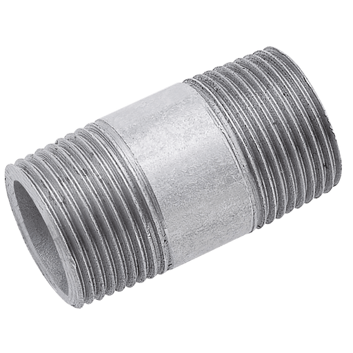 FT Pro - HBN38-180 3/8" BSPT X 180MM Galvanised Nipples Heavy Duty - FluidAirFittings