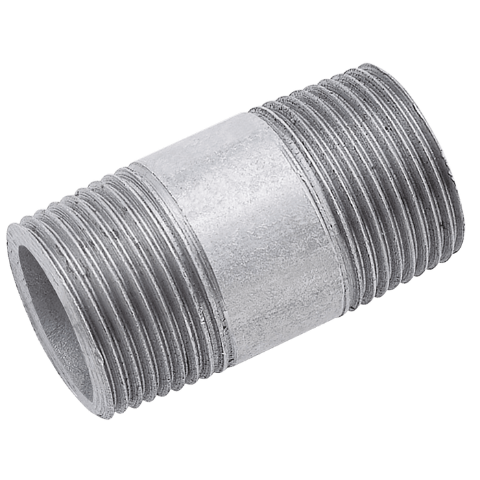 FT Pro - HBN14-180 1/4" BSPT X 180MM Galvanised Nipples Heavy Duty - FluidAirFittings