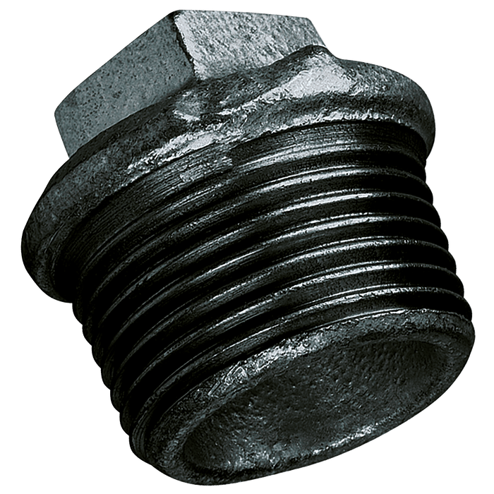 FT Pro - MI290-112N 1.1/2"BSPT Beaded Hollow Plug Black - FluidAirFittings