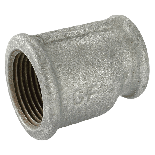GF 1" X 1/2" BSPP ECC Socket Galvanised GF260G GF260-1-12 - FluidAirFittings