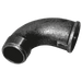 Crane 1" BSPT M/Fem Equal Bend FIG192 Black C192-1N - FluidAirFittings