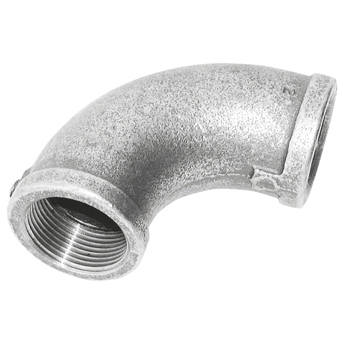 Crane 1.1/4" BSPT Female Equal Bend FIG193 Galvanised C193-114 - FluidAirFittings