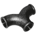 Crane 1.1/2" BSPT Female Twin Elbow FIG197 Black C197-112N - FluidAirFittings