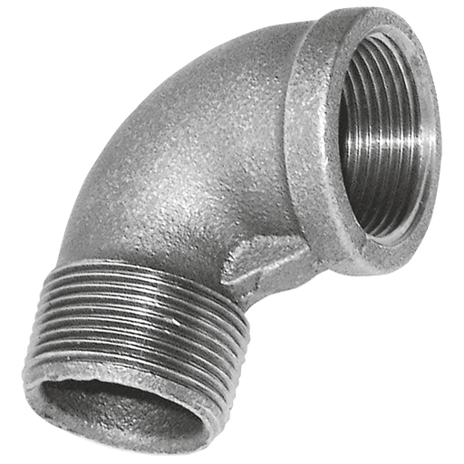 Crane 1" BSPT M/Fem Elbow FIG152 Galvanised C152-1 - FluidAirFittings