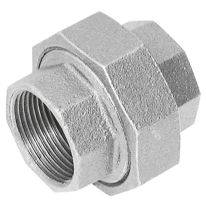Crane 1.1/4" BSPT Female Equal Union FIG256 Galvanised C256-114 - FluidAirFittings