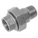 Crane 1.1/2" BSPT Male/Female Equal Union FIG257 Galvanised C257-112 - FluidAirFittings
