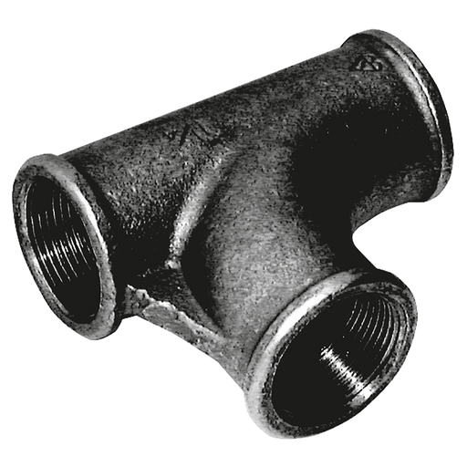 Crane 2" BSPT Pitcher Tee FIG199 Black C199-2N - FluidAirFittings
