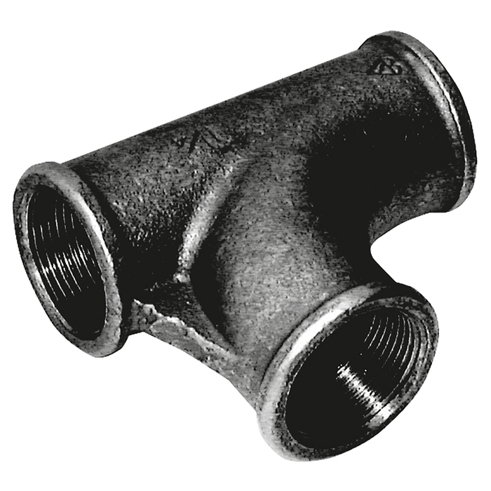 Crane 1" BSPT Pitcher Tee FIG199 Black C199-1N - FluidAirFittings
