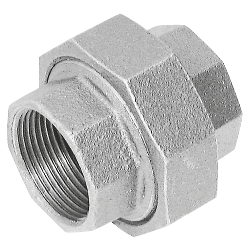 Crane 1" BSPT Female Equal Union FIG289 Galvanised C289-1 - FluidAirFittings