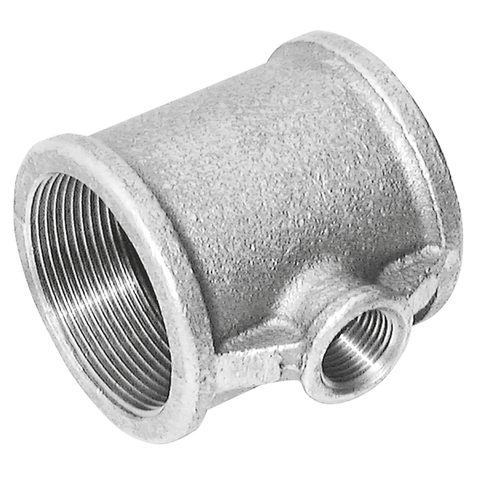 Crane 1.1/4" X 1" X 1.1/4" Galvanised Reducing Tee C161-114-1 - FluidAirFittings