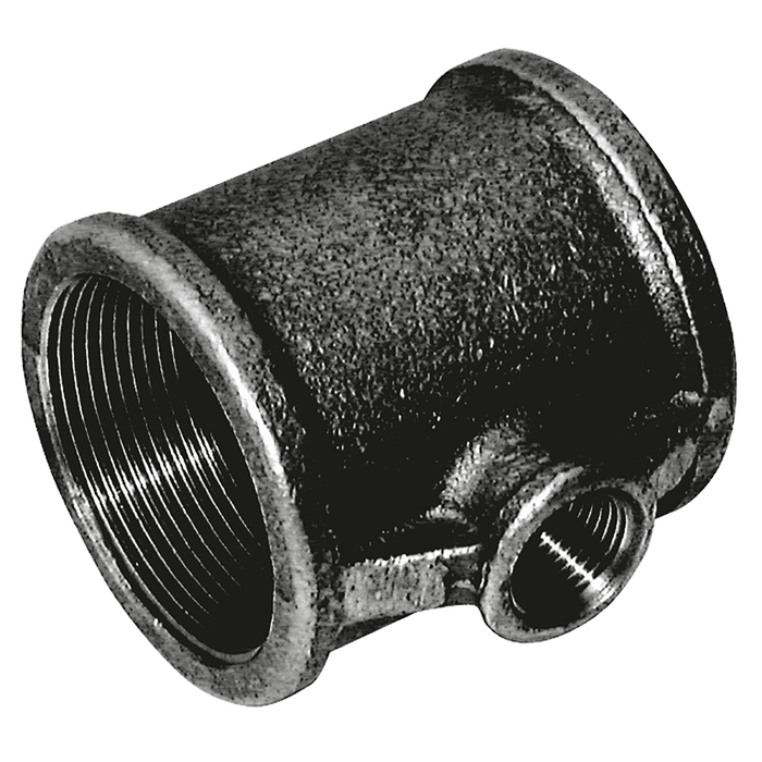 Crane 1" X 3/4" X 1" Black Reducing Branch Tee C161-1-34N - FluidAirFittings