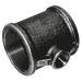Crane 1" X 3/4" X 1" Black Reducing Branch Tee C161-1-34N - FluidAirFittings