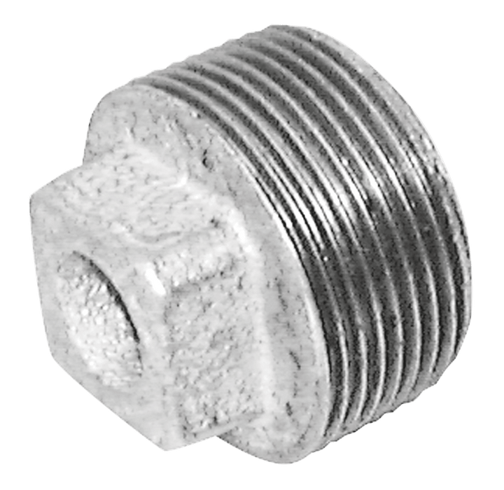 Crane 2" BSPT Male Hollow Plug FIG147 Galvanised C147-2 - FluidAirFittings