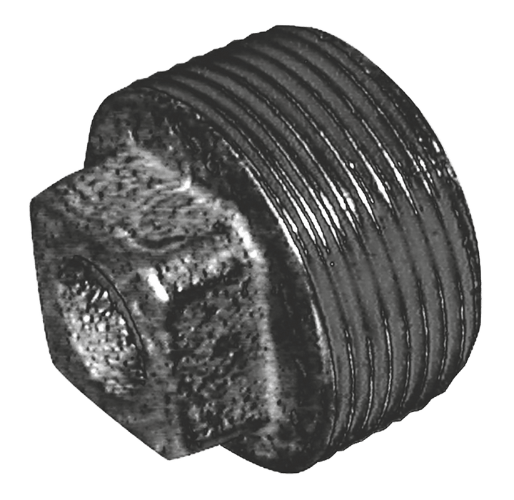 Crane 1.1/2" BSPT Male Hollow Plug FIG147 Black C147-112N - FluidAirFittings