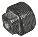 Crane 3" BSPT Male Hollow Plug FIG147 Black C147-3N - FluidAirFittings