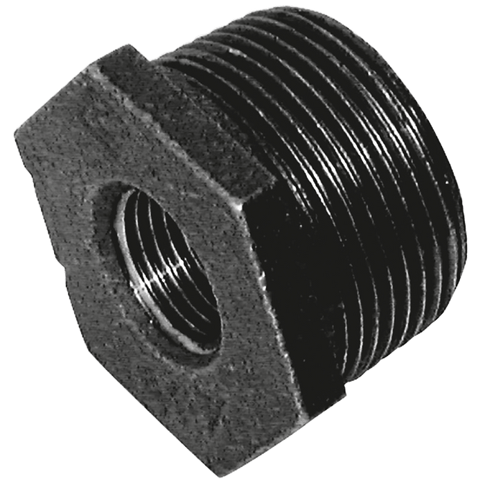 Crane 1.1/2" X 1/2" BSPT Male/Female Hex Bush Black C140-112-12N - FluidAirFittings