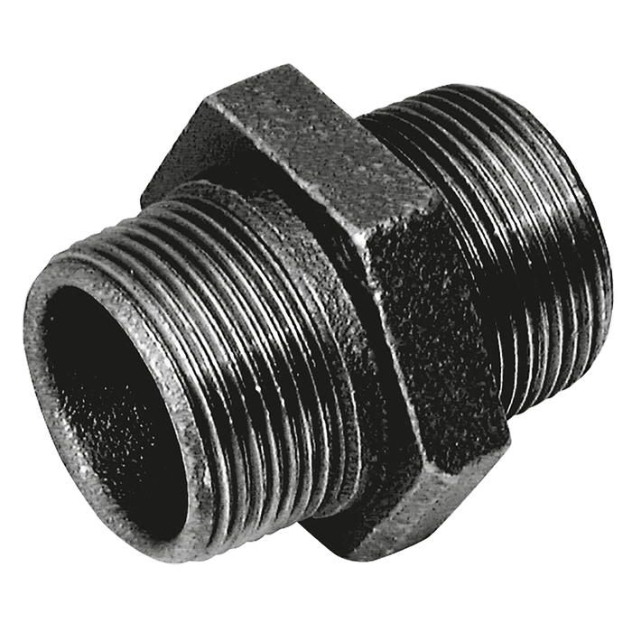 Crane 2.1/2" BSPT Male Hex Nipple FIG144 BALCK C144-212N - FluidAirFittings
