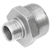 Crane 3/4" X 1/2" BSPT Hex Reducing Nipple Galvanised C145-34-12 - FluidAirFittings
