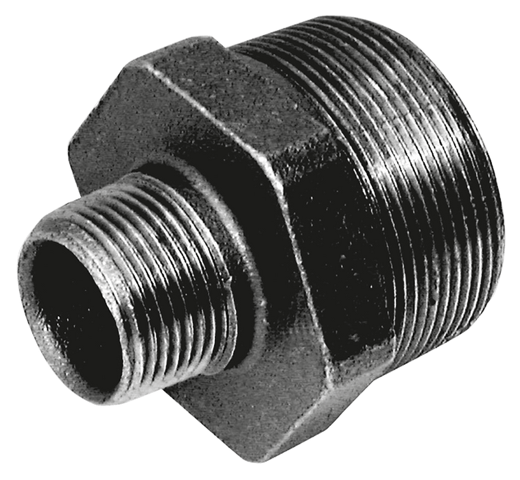 Crane 3/8"X1/4" BSPT Hex Reducing Nipple Black C145-38-14N - FluidAirFittings