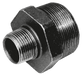 Crane 3/8"X1/4" BSPT Hex Reducing Nipple Black C145-38-14N - FluidAirFittings