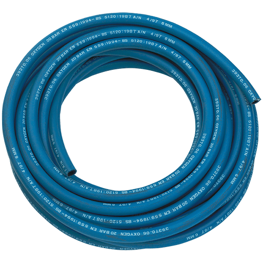 FT Pro - GWH-5/16-25B 5/16" Blue Oxygen Gas Welding Hose 25M - FluidAirFittings