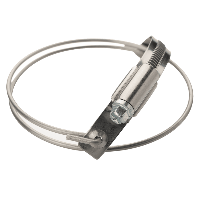 Norres 140MM Hose & Ducting Clamp with Offset Bridge 216-0140-0000 - FluidAirFittings