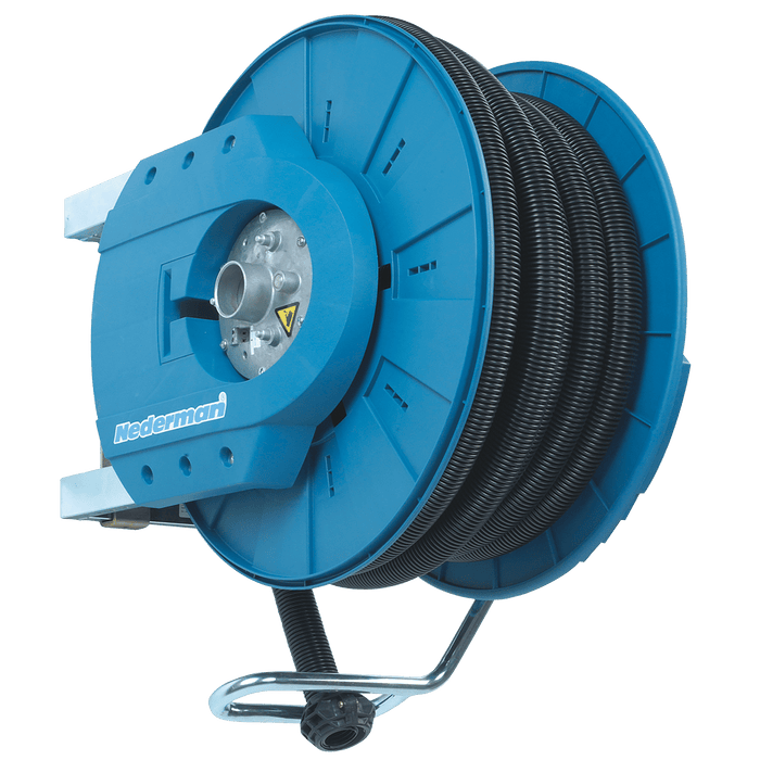 Nederman 10M 1.1/2" Hose Reel and Hose Vacuum Clean 30805081 - FluidAirFittings