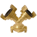 FT Pro Brass Water Coupling Triple Outlet GK-3Y - FluidAirFittings