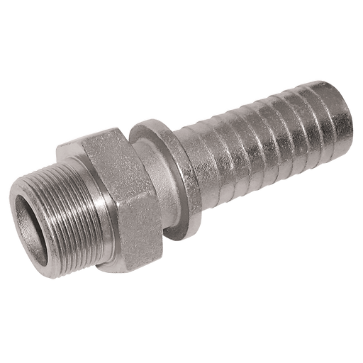 FT Pro - GMS-1 1" BSPP Male Stem Hose Tail Only - FluidAirFittings