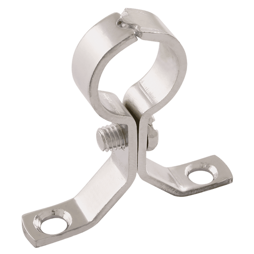FT Pro - EPS-SOPB35CP-S 35MM OD Pipe Clip Screw-On Chrome Plate - FluidAirFittings