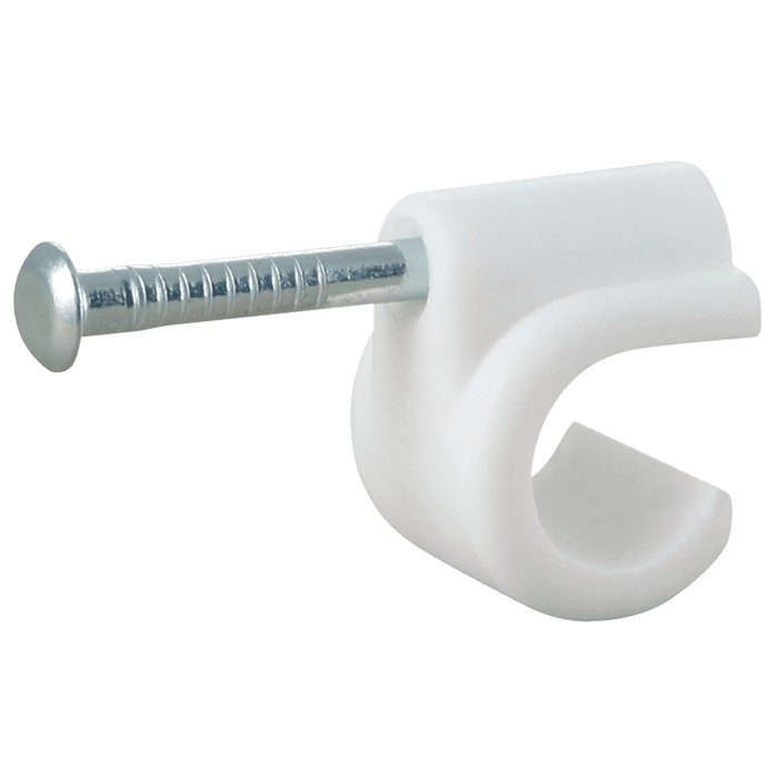FT Pro - NCW-15 15MM Universal White Nail Clips Pack Of 100 - FluidAirFittings
