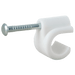 FT Pro - NCW-15 15MM Universal White Nail Clips Pack Of 100 - FluidAirFittings