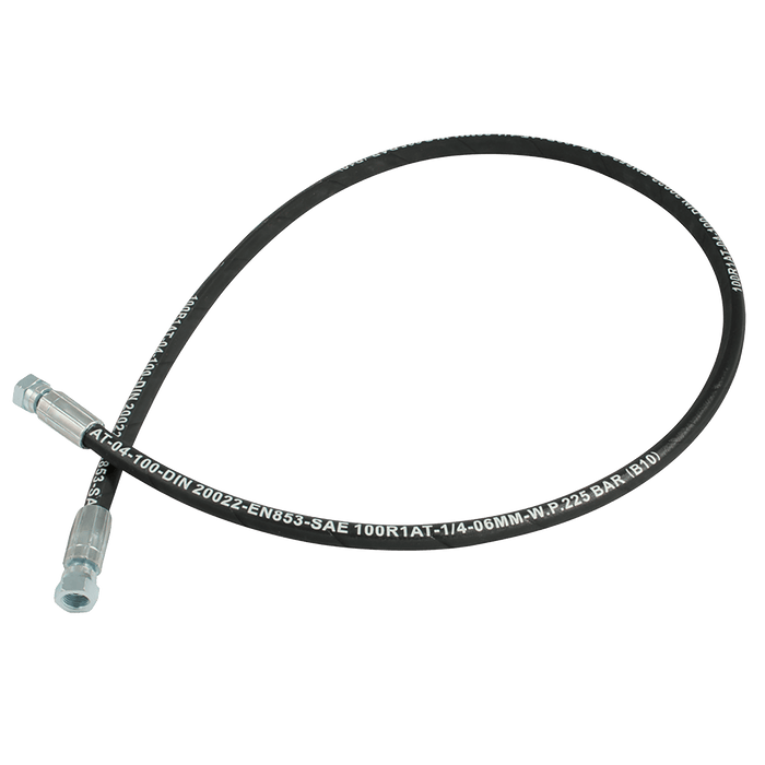 FT Pro R1 Flexible Oil Line 1/4" F/F X 1000MM 1BFF0404-1000 - FluidAirFittings