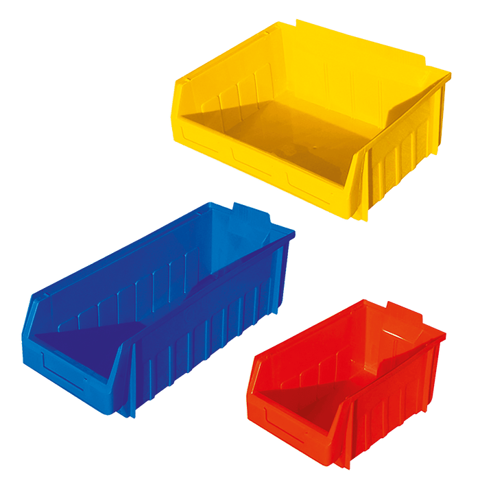 FT Pro - SB-6-BLUE-P10 Sb-6 Blue Storage Bins Box Of 10 - FluidAirFittings
