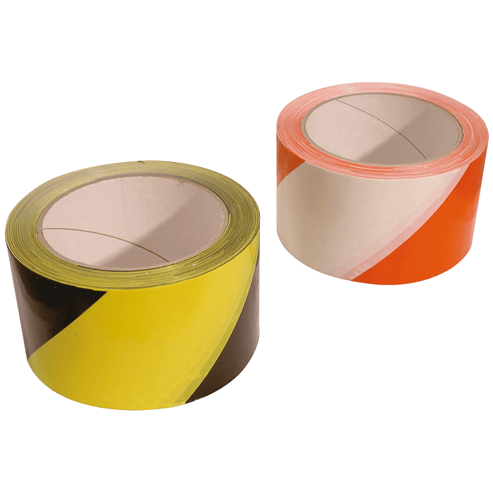 HAZARD WARNING TAPE RED/WHITE 60MM X 66M 420-11-054 - FluidAirFittings