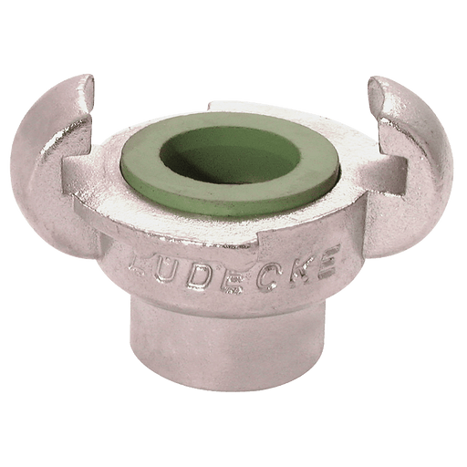 Ludecke DIN3489 SS Claw Coupling Female 3/4" EKI34V - FluidAirFittings