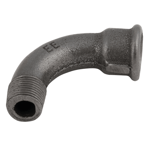 EE 1/4" MXF BSPT X BSPP 90° Bend (Black) EE-MI1-14N - FluidAirFittings