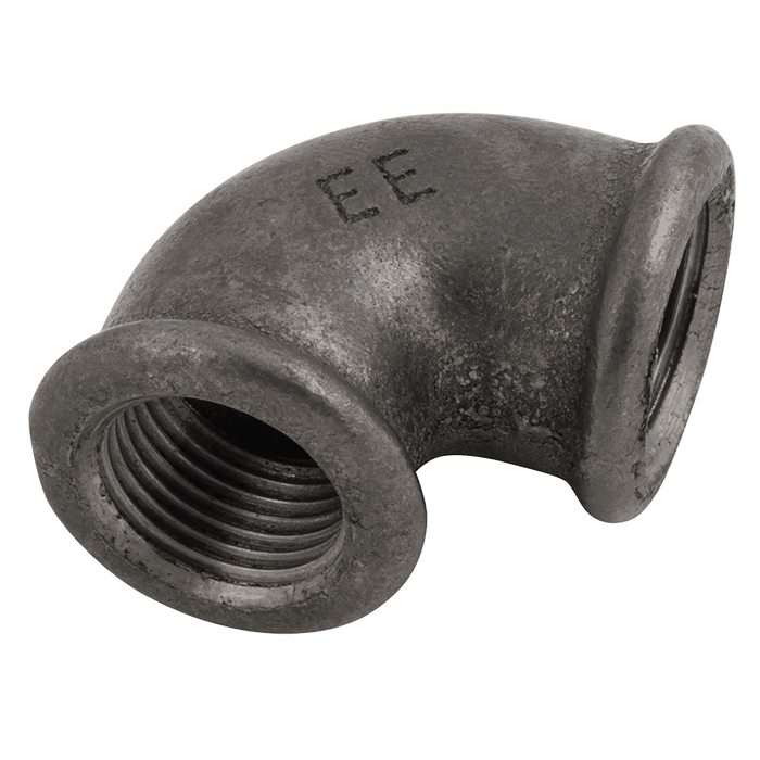 EE 3/4" FXF BSPP 90° Elbow (Black) EE-MI90-34N - FluidAirFittings