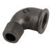 EE 2.1/2" MXF BSPT X BSPP 90° Elbow (Black) EE-MI92-212N - FluidAirFittings